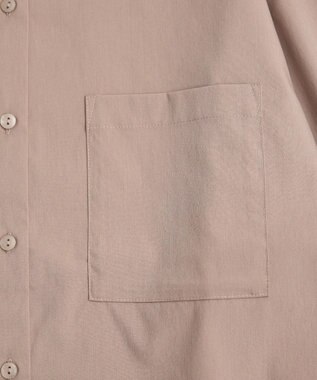 earth music&ecology ２ｗａｙマントスリーブシャツ Mocha