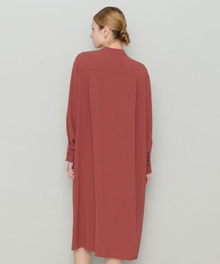 JOSEPH 【洗える】サテンジョーゼット　ドレス Clay