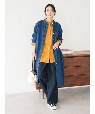 CRAFT STANDARD BOUTIQUE バンドカラーシャツ Orange