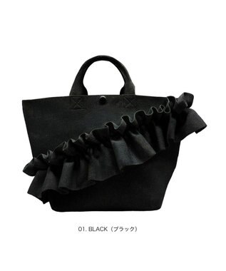 ROOTOTE 3715【ルートート】EU.デリ.ルフルラッフル-B 01：ブラック