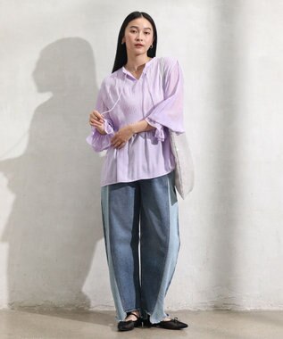 Green Parks マジョリカブラウス Lavender