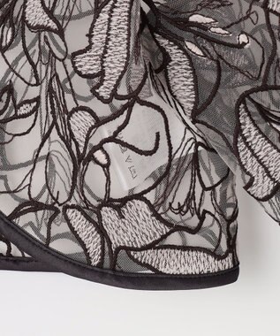 ANY SIS 【LilyCalin】ラインフラワーボレロ × ドレス ライトモカ