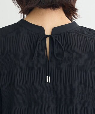 Green Parks マジョリカブラウス Black