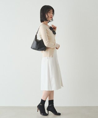 russet ソフトレザーシンプルショルダーバッグ (CE-1328-WEB) Black