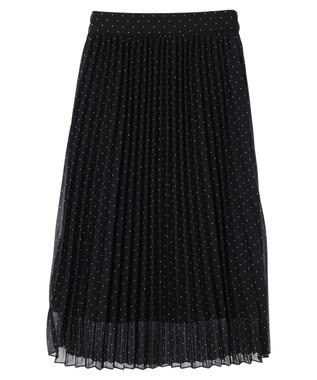 earth music&ecology すきな丈シフォンプリーツスカート Dot