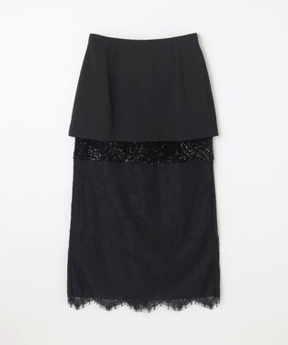 GRACE CONTINENTAL コンビタイトスカート ブラック