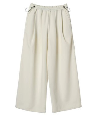 Green Parks ・ＥＬＥＮＣＡＲＥ　ＤＵＥ　ウエストドロストパンツ Off White