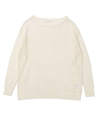 WEGO スターメッシュBIGニット ホワイト