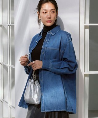 ICB 【CLASSY.1月号掲載】2WAY キラキラバッグ シルバー系