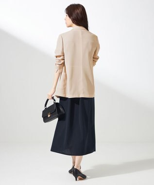 ANY SIS 【吸水速乾・洗える】シアーメッシュ ジャケット ライトベージュ