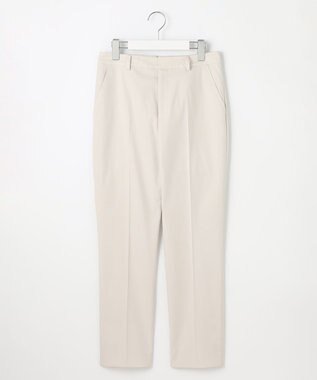 J.PRESS LADIES 【セットアップ対応・洗える・撥水】コットンFITTY テーパード パンツ ライトベージュ系1