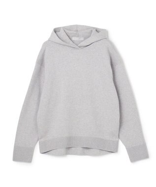 UNFILO コットンカシミヤニット フーディ グレー