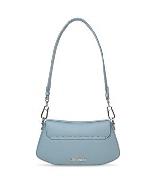 STEVE MADDEN BLYON-C ロゴフラップショルダーバッグ ブルー