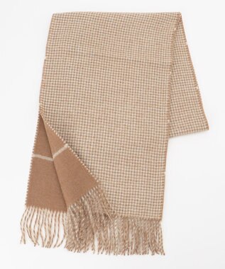 J.PRESS MEN アルパカウール チェックストール ベージュ系4