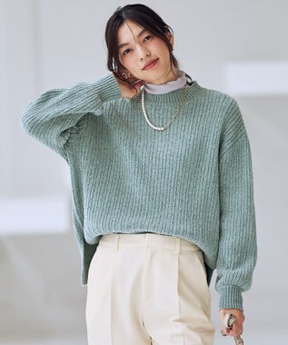 レーシーモールニット