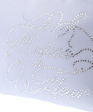 Maison de FLEUR EC限定ラインストーンポーチ Grayish Blue