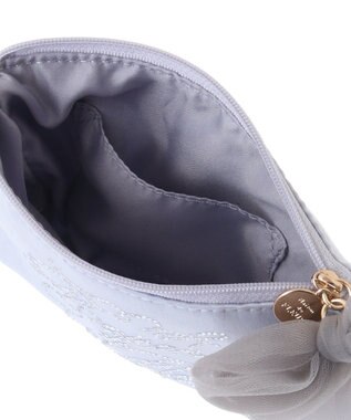 Maison de FLEUR EC限定ラインストーンポーチ Grayish Blue