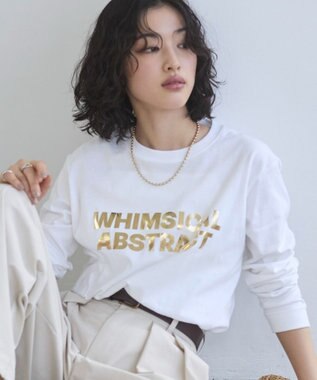 WEGO 【ANGIE VINTAGE】フロッキープリントロゴロンT