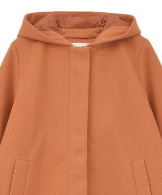 Green Parks ２ｗａｙフード取り外しＡラインコート Orange