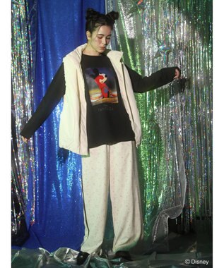 Green Parks ＦＡＮＴＡＳＩＡ／サイドライン柄パンツ Ivory