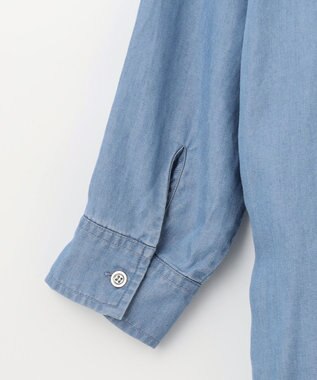 ANY 【手洗い可能】ウォッシャブルデニムシャツ ブルー