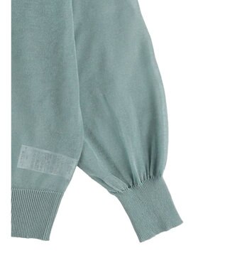 earth music&ecology ファンシーラメＶネックカーディガン Mint Green