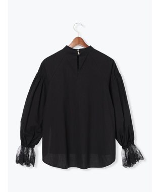 Te chichi レースカフスボリュームスリーブブラウス ブラック