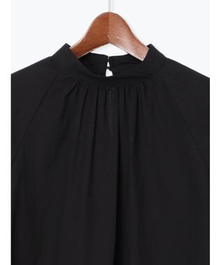 Te chichi レースカフスボリュームスリーブブラウス ブラック