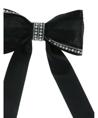 ACCA  サテンシルクリボンバレッタ ブラック