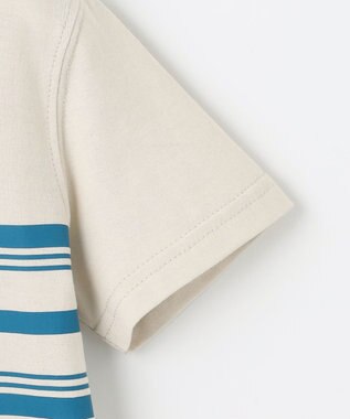 J.PRESS KIDS 【100-130cm】ボーダープリント Ｔシャツ ライトグレー系