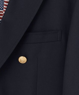 J.PRESS YORK STREET 【UNISEX】ダブルブレザー / 6B / 金釦 / 背抜き ネイビー系