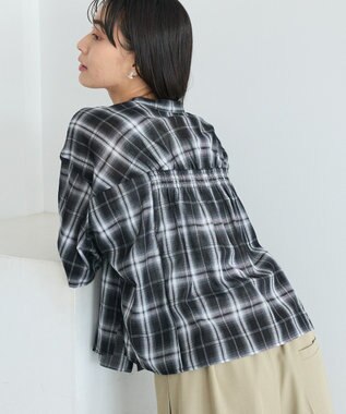 CRAFT STANDARD BOUTIQUE バックギャザーポンチョシャツ