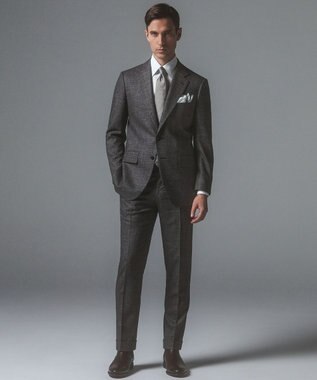 GOTAIRIKU 【形態安定/コンバーチブルカフス仕様】PREMIUMPLEATS_レギュラーカラー 通年ドレスシャツ ホワイト系