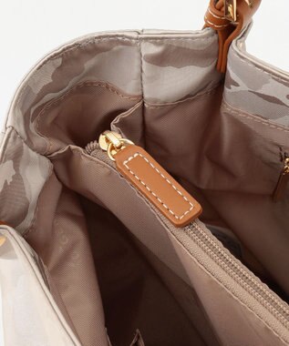 LA BAGAGERIE シャドージャカード A4トートバッグ アイボリー