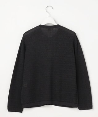 J.PRESS LADIES Paper Blend Summer ニット ジャケット ネイビー系