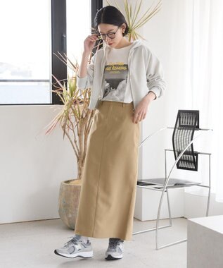 AMERICAN HOLIC ラメミニ裏毛ショートＺＩＰパーカー Oatmeal