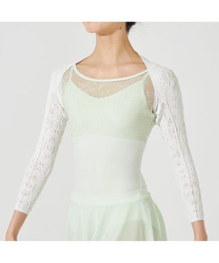 Chacott 【ノーソーイングニット】ノーソーイング7分袖アームカバー オフホワイト