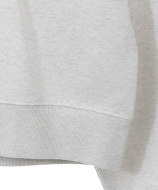 AMERICAN HOLIC ラメミニ裏毛ショートＺＩＰパーカー Oatmeal