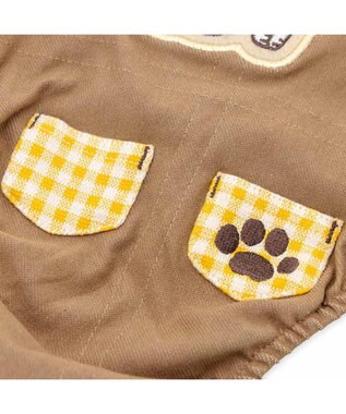 PET PARADISE スヌーピー makokoro マナーオール 中型犬 ブラウン×イエロー