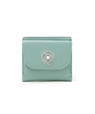 CLATHAS ポリシャス 外BOX二つ折り財布 ミント
