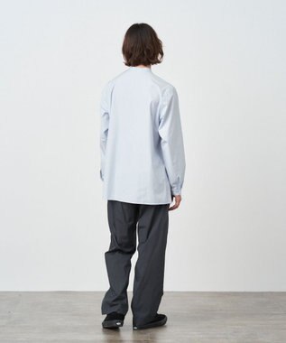 ATON COTTON LAWN | ワイドイージーパンツ - UNISEX CHARCOAL GRAY