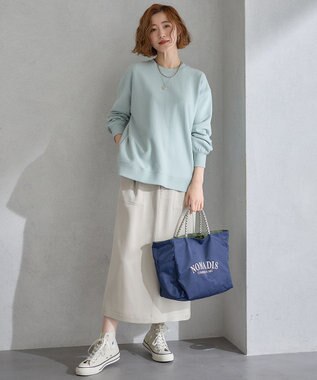 23区 L 【一部店舗限定/洗える】カラー スウェット ミント