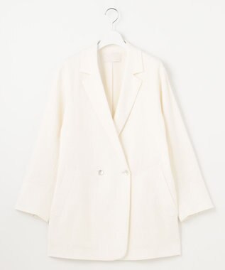 自由区 S 【洗える】ライトネップツイルジャケット コート オフ