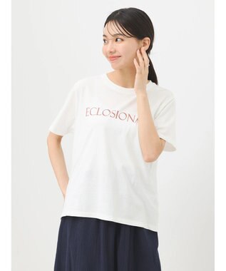 earth music&ecology ＥＣＬＯＳＩＯＮＡＲ　半袖ＴＥＥ Off White