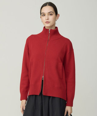 ICB L 【新色追加】ソフトカシミヤミックス ニットトラックジャケット