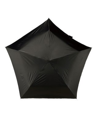 MOONBAT 【Pitaa】ハーフカプセル 無地 晴雨兼用日傘 折りたたみ傘 遮光率100%/UVカット率100%/UPF50+/遮熱効果/撥水加工/軽量/50cm ブラック