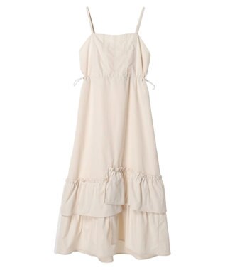earth music&ecology ドロストティアードキャミワンピース Ivory