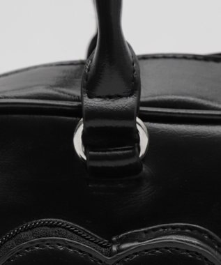 WEGO ハートポケットボストンバッグ ブラック