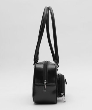 WEGO ハートポケットボストンバッグ ブラック