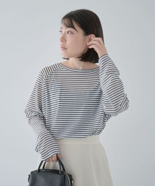 Green Parks シアークロップドプルオーバー Border